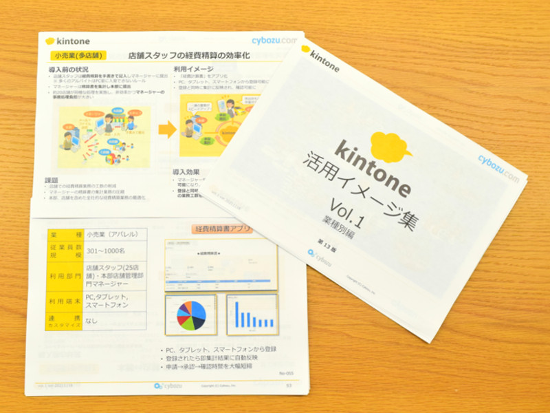 kintone活用イメージ集vol.1の写真