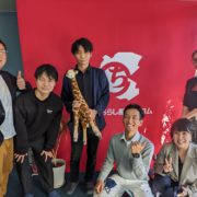 サイボウズ名古屋の皆さんと撮影した写真（当社オフィス）