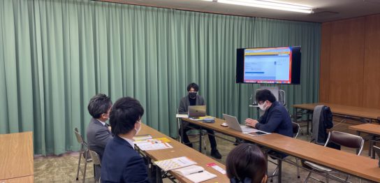 大垣西濃信用金庫さんで開催されたkintone勉強会の様子