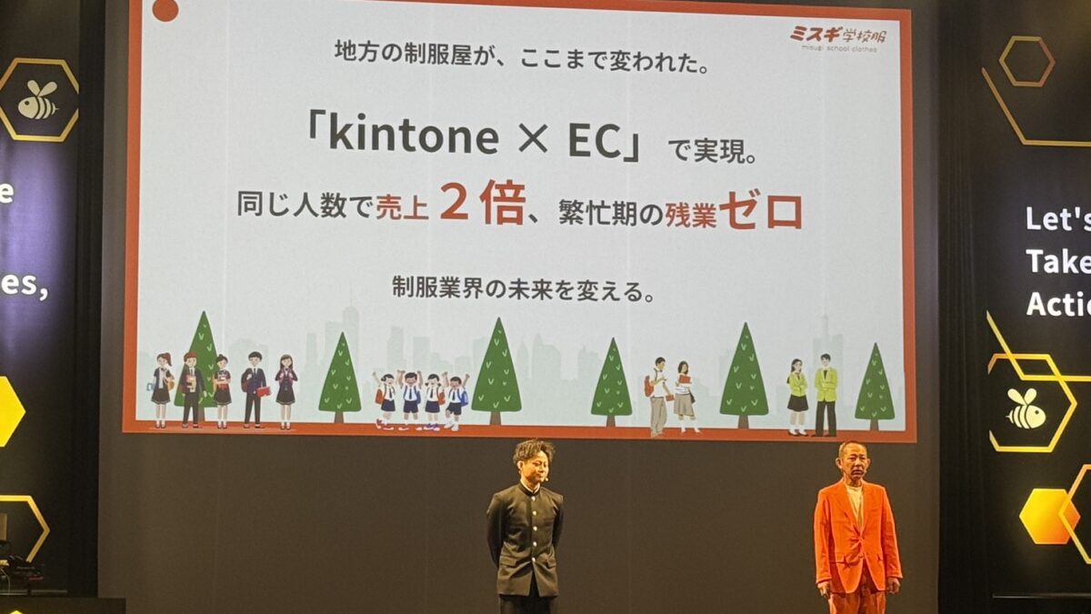 kintone hive 名古屋へ！ご支援先の「三杉」様がkintone x ECの業務効率化事例を発表！