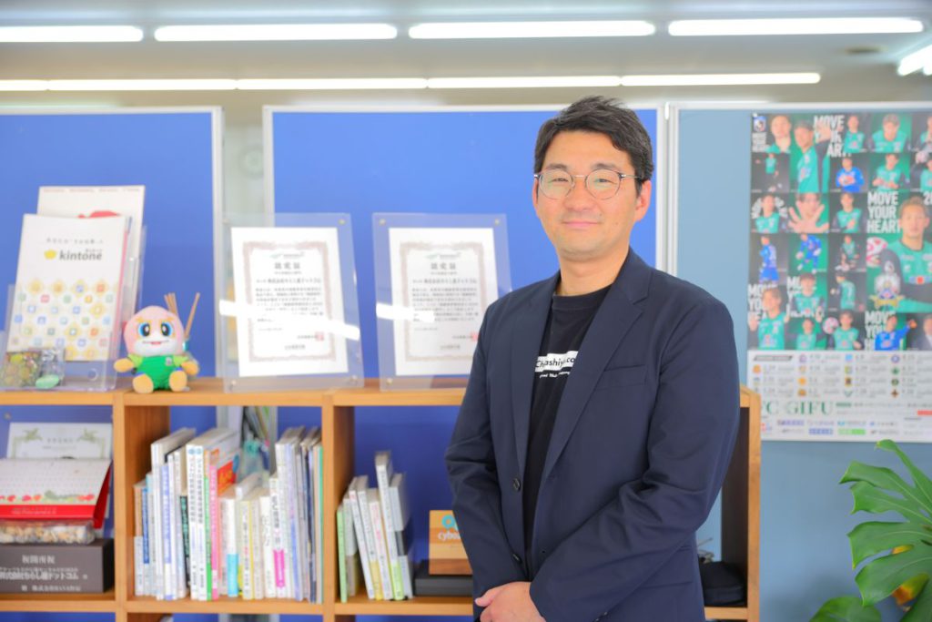 社長河田菊夫の写真