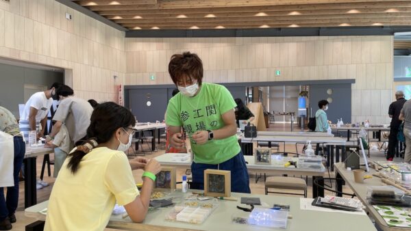 工場フェス　シャインカービングさんのブース