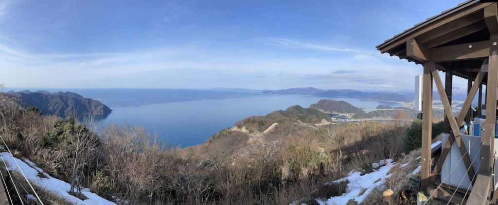 山頂から見た日本海側の写真2