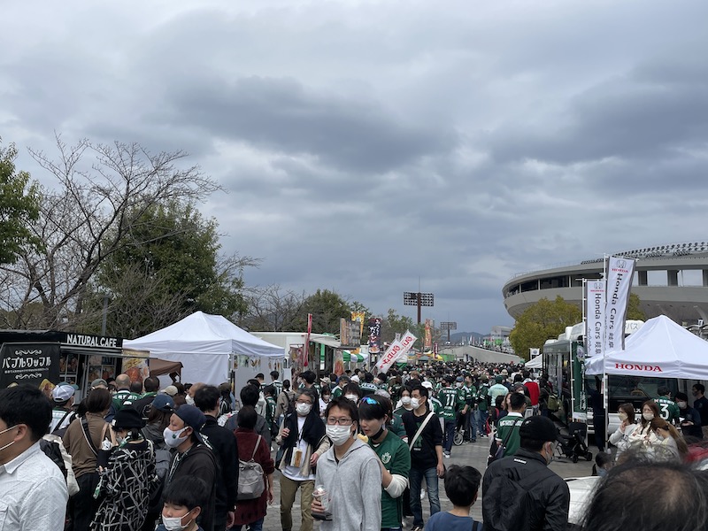 FC岐阜屋台村の様子