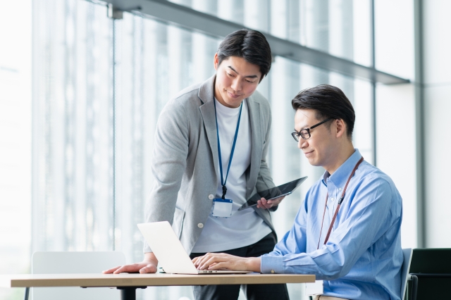 現地でのサポート風景