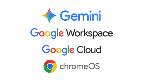 Google Workspace・Google Cloud・Google Geminiロゴ
